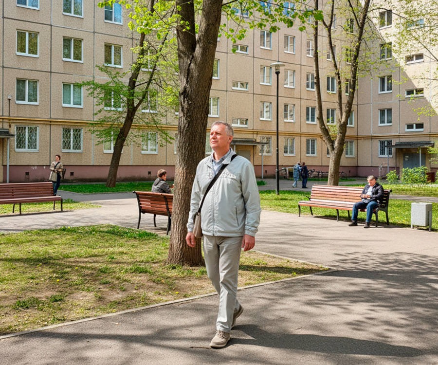 короткие прогулки и активность